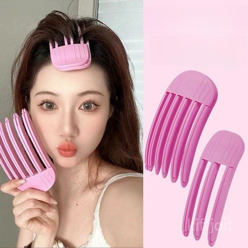 앞머리를 단단히 고정하고 스타일링을 방해하지 않는 편안한 앞머리 고정핀