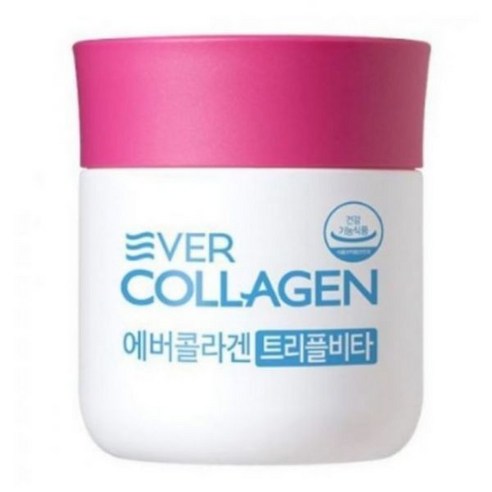 에버콜라겐 트리플비타 4주분 저분자 피쉬 콜라겐 펩타이드 기능성, 1개, 84정