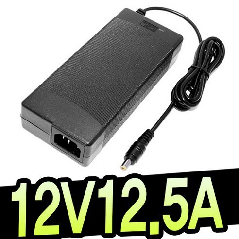 명호전자 12V 아답터 0.5A 1A 1.5A 2A 3A 3.5A 4A 5A 6A 8A 10A 12A 15A 500mA dc 어댑터, 65. 12V12.5A(해외인증)