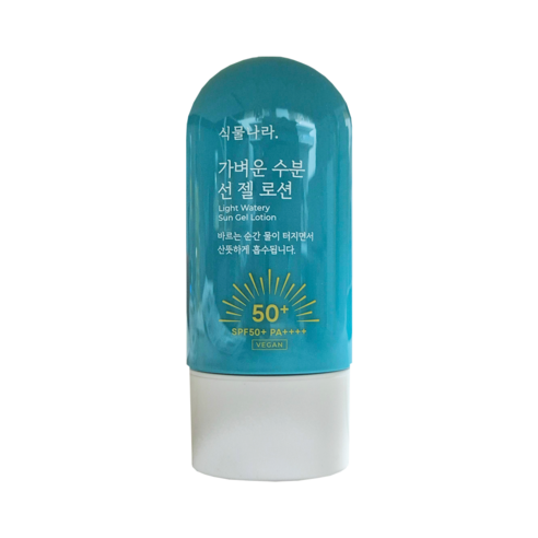 식물나라 산소수 라이트 선 젤 로션 60ml 1+1, 2개