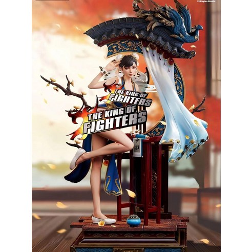 춘리의 매력적인 모습을 완벽하게 캡처한 스트리트파이터 춘리 피규어