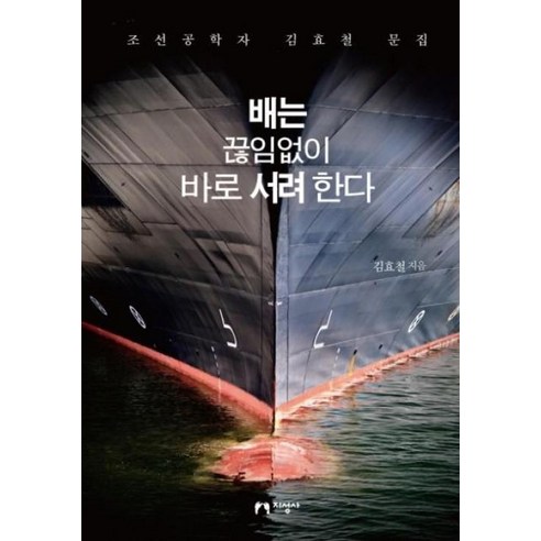 [지성사]배는 끊임없이 바로 서려 한다 (조선공학자 김효철 문집), 지성사