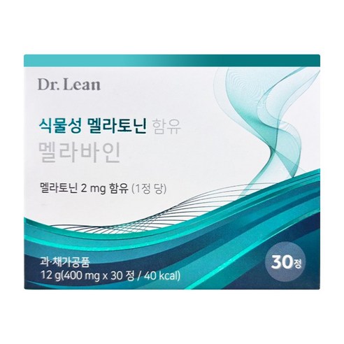 닥터린 식물성 멜라토닌 함유 멜라바인 2mg 함유, 30정, 1개