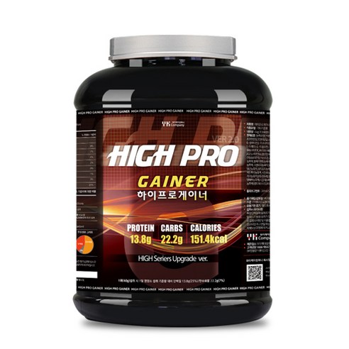 앤젤라 탄수화물 복합 헬스보충제 하이 프로 게이너 4kg, 1개