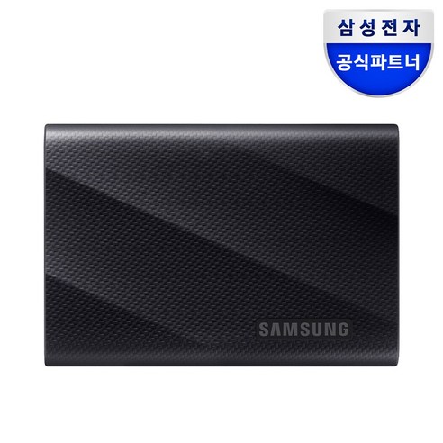 삼성전자 삼성 포터블 외장SSD T9 USB 3.2 Gen 2x2 공식인증 (정품), 1TB 블랙, 1TB