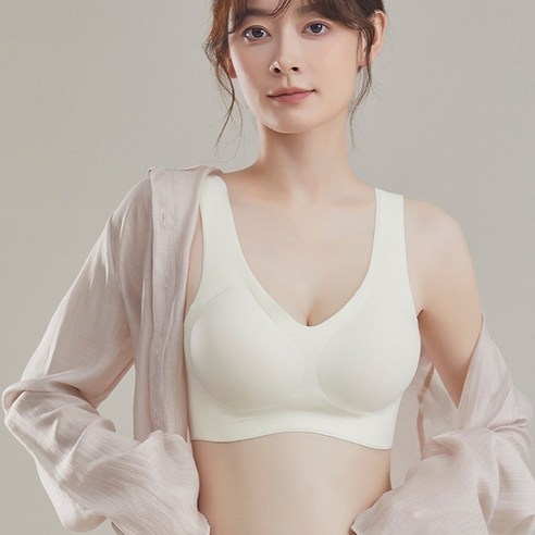 SAHINER 패드일체형 심리스 브라 1+1
