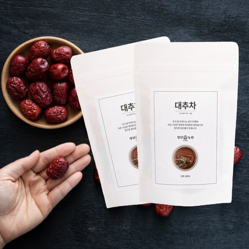 청년농원 대추차 삼각티백, 1g, 50개입, 2개