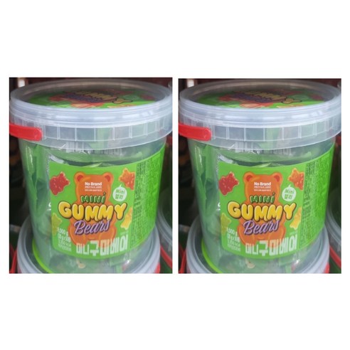 노브랜드 미니구미베어 1000g x 2개 (20g x 100봉), 100봉, 20g