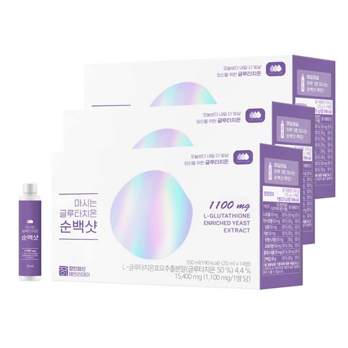 마시는 글루타치온 순백샷 14p, 350ml, 1박스