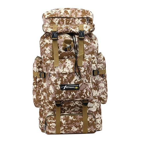 배낭 하이킹 70L 배낭 데이팩 자루 Haversack Adventure 여행 가방 가방 -, 사막 카모, {"사이즈":"70x36x20CM"}, {"수건소재":"나일론"}