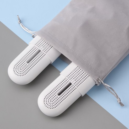 신발건조기 휴대용 UV살균 소독기 사계절 슈즈 케어 길이조절 타이머 운동화 부츠 관리, 화이트