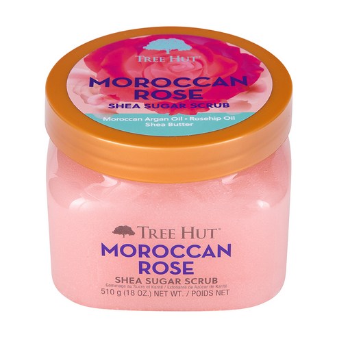 향긋한 장미 정원에서 피어나는 부드러움, 트리헛 시어 슈가 스크럽 모로칸 로즈