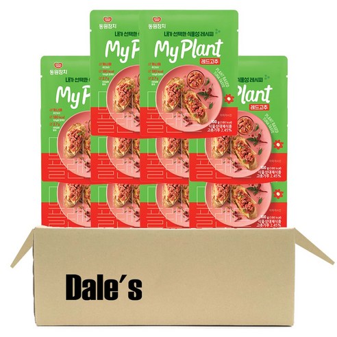 데일즈기획 동원 마이플랜트 참치 (파우치) 레드고추, 100g, 10개
