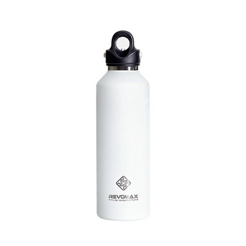 레보맥스v2 원터치 텀블러 대용량 보온보냉 REVOMAX 보온병, 32oz(950ml) 매트화이트