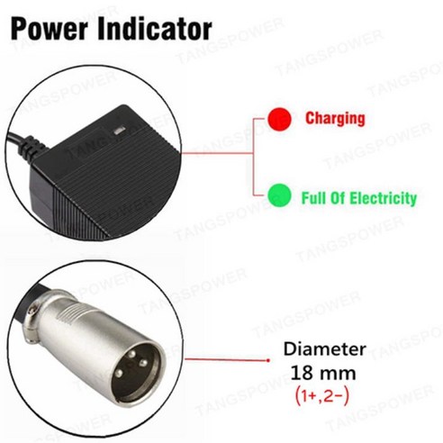 전기 스쿠터용 리튬 배터리 충전기 휠체어 이온 팩 고속 충전 7S 24V 29.4V 5A, AU, 3-Pin XLR, 3-Pin XLR_AU