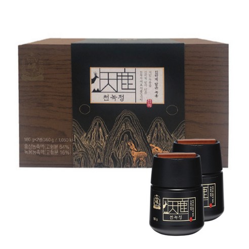 정관장 천녹정, 건강한 당신을 위한 프리미엄 선택