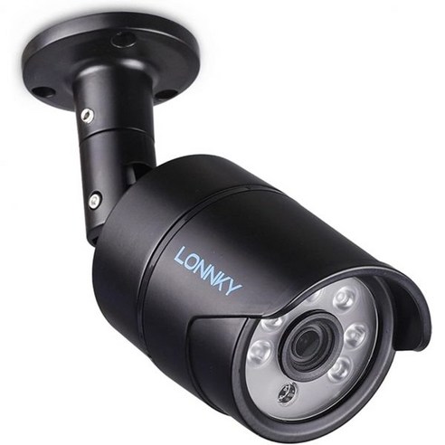 LONNKY 1080p 보안 카메라 2MP 유선 CCTV TVI DVR, 1개