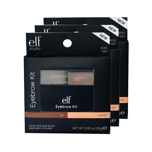 elf 아이브로우 키트, Light, 3개