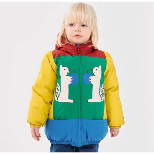 보보쇼즈 24FW 국내당일 다람쥐 아노락 패딩 점퍼 B224AC134 이태리키즈