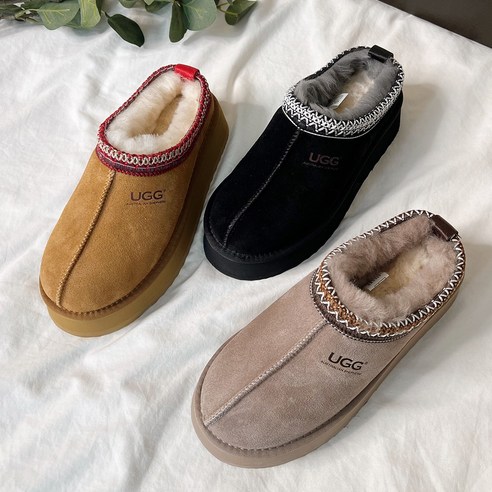 호주 AS UGG 벤투스 플랫폼 통굽 타스만 어그 슬리퍼 양털 슬리퍼 키높이 AS2053 Ventus Platform