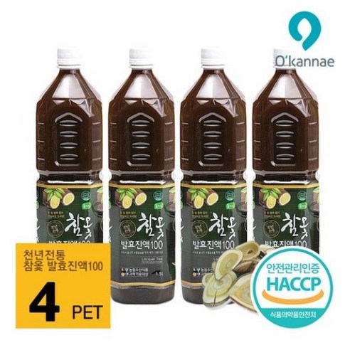 동광한방몰 참옻 발효 진액 100 건강음료, 1.5l, 4개