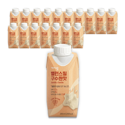 케어웰 밸런스밀 구수한맛, 200ml, 36개