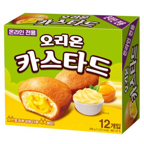 오리온 카스타드, 288g, 2개