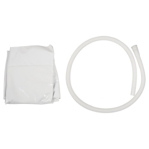 Deoxygene 장애인 노인을위한 풍선 샴푸 분지 휴대용 머리 세척 배수관 침대 나머지 간호 보조 싱크, 1개, 하얀색
