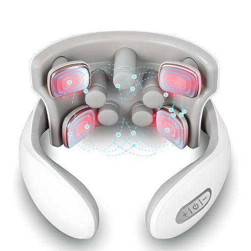 뻐근한 목, 이제 안녕! 넥슬림 EMS 온열 마사지기로 되찾는 편안한 일상 저주파목마사지기