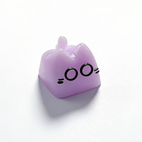 개인화 된 카드 사랑 쿠키 새끼 고양이 테마 Keycap Esc 버튼 DIY 큰 눈 만화 검은 고양이 괴물 3 차원 Keycap