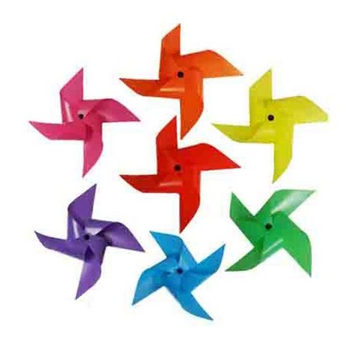 정원용 무지개 바람개비 키70cm 폭37cm, 레인보우바람개비-옐로우