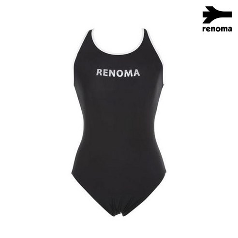 레노마수영복 여성 홀로그램 로고 원피스 수영복 (RN-LS21801)