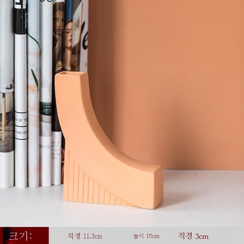 DFMEI 북유럽 Ins풍 심플한 도자기 개성 꽃병 말린 꽃꽂이 장식품 거실 민박 예술 가구 장식품", Cyn-Cai 아트 [L] 달콤한 오렌지, {"패션의류/잡화 사이즈":"DFMEI"}