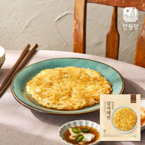 안원당 바삭한 감자채전 240g x 5팩, [안원당] 바삭한 감자채전 240g x 5팩, 5개