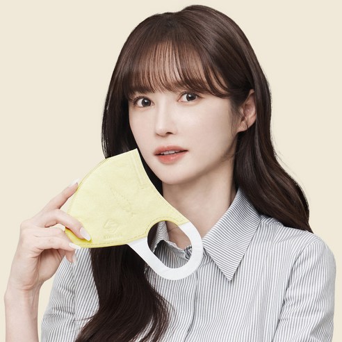 시노텍스 귀편하고 숨쉬기편한 새부리형 신소재 마스크 50매 대형 개별포장, 1개입, 50개, 허니아이보리