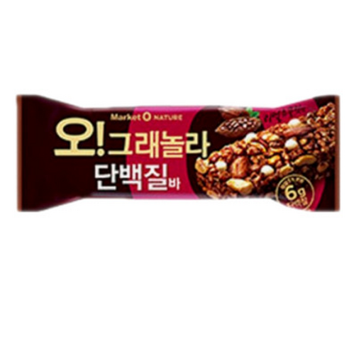 마켓오 오 그래놀라 단백질바, 40g, 4개