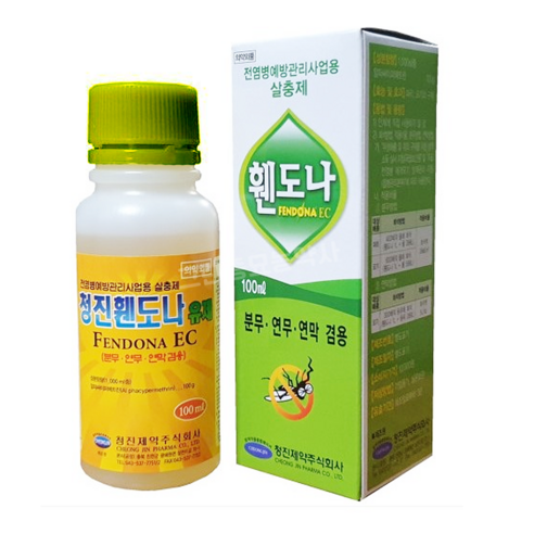 살충제 해충약 분무 연무 연막겸용 청진제약 휀도나 100ml 파리 모기, 1개