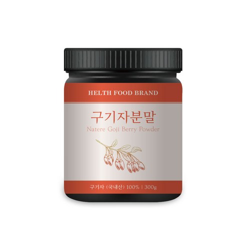 산약초이야기 청양 구기자 분말 가루 300g, 6개