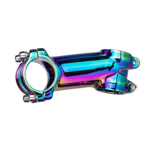 산악 자전거 스템 31.8mm MTB 자전거 스템 알루미늄 핸들 바 스템 라이저-대부분의 자전거 로드 바이크 사이클링, 다색, 17 ° 80mm, 알루미늄 합금