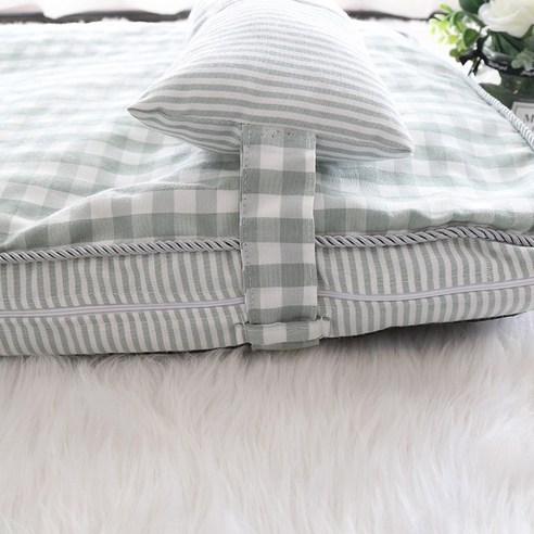 로마팸 강아지 고양이 겸용 쿠션 매트 침대