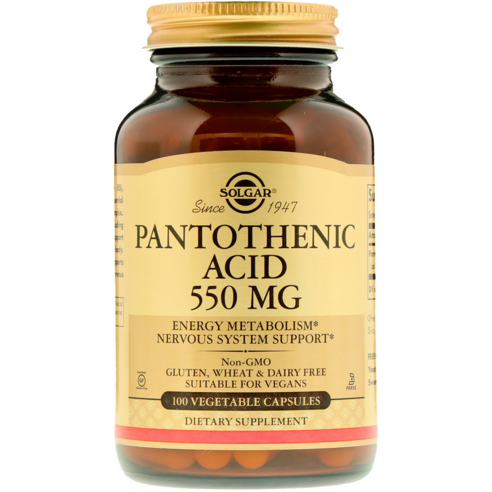 솔가 판토텐산 550 mg 베지터블 캡슐, 100정, 2개