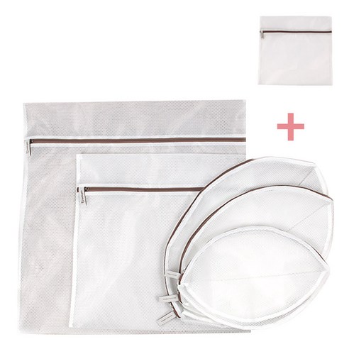 [베이비앙] 무형광 프리미엄 2중필터 아기 세탁망 모음전(2종세트/3종세트/6종세트/사각S 3개세트), 04.6종세트(원형3종세트+사각2종세트+세탁망사각 S)