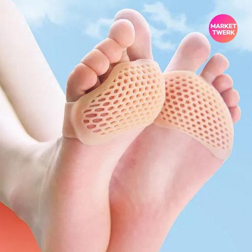 마켓트월 구두 하이힐 앞꿈치 통증 쿠션 실리콘 패드, 상품선택, 1개