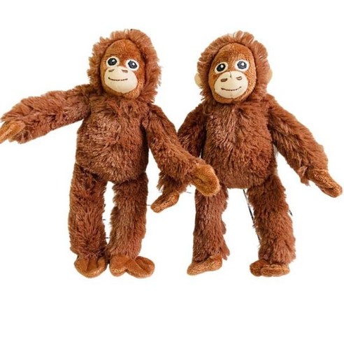 미니 오랑우탄 인형 융엘스코그 봉제 아기 베이비 원숭이 이케아 캐릭터 동물, B, 약 20cm