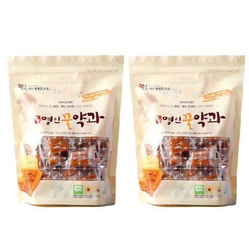 김규흔한과 페스츄리형 명인꿀약과, 500g, 2개