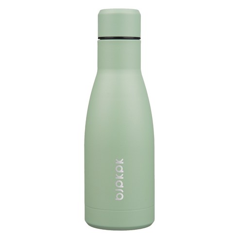 bjpkpk 스테인리스 스틸 이중 단열 보온병, 1개, 마카롱 그린, 350ml