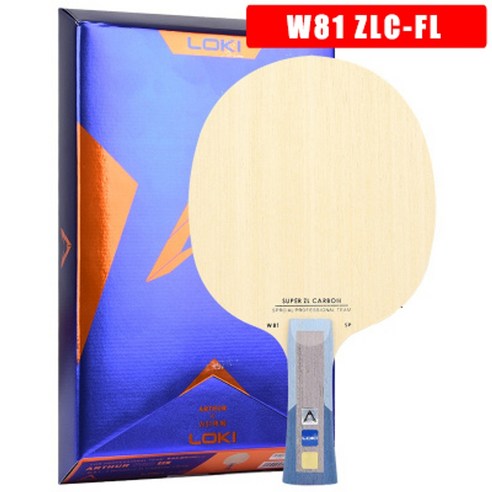 loki w81 sp table tennis blade super zlc inner layer aramid 탄소 섬유 ping pong racket blade for quick a, 플로리다 핸들