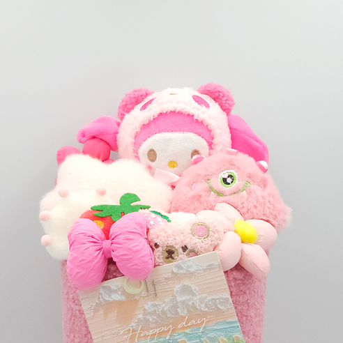 소중한 사람에게 특별한 선물을 주세요: 사랑스럽고 섬세한 마켓컷니 꽃다발 인형으로 특별한 날을 기념하세요