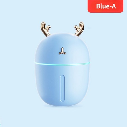 [FNJ] 휴대용 300Ml 가습기 Usb 초음파 눈부신 컵 아로마 디퓨저 쿨 미스트 메이커 가습기 청정기 로맨틱 라이트, 블루-