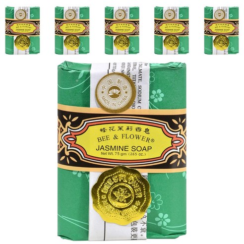 비앤플라워 비누, 75g, 6개, JASMINE SOAP
